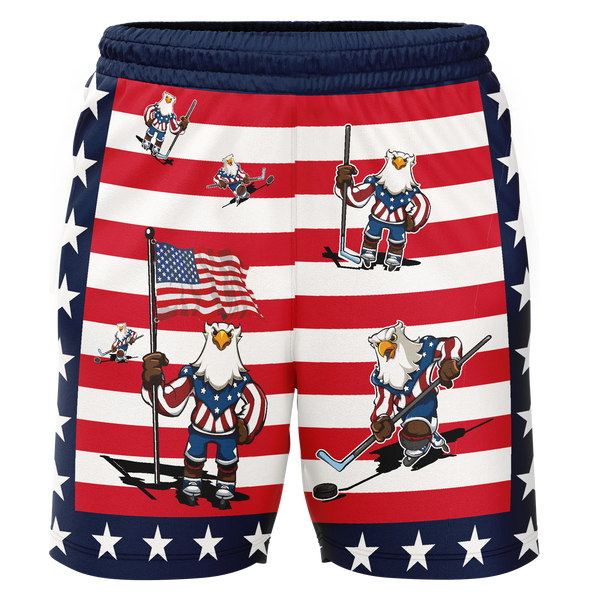 Aspen Aviators American Eagle Adult Workout Wear Shorts