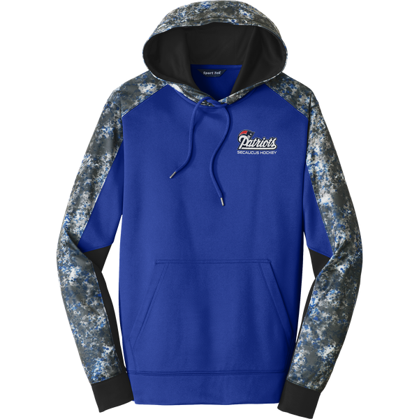 Secaucus Patriots Sport-Wick Mineral Freeze Fleece Colorblock Hooded Pullover