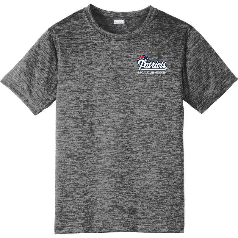 Secaucus Patriots Youth PosiCharge Electric Heather Tee